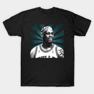 Dennis Rodman II Retro Pixel II 70s T-Shirt